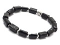 Bransoletka męska z kamieni turmalin czarny