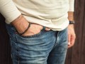Bransoletka męska z kamieni turmalin czarny tygrysie oko lawa