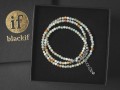 Naszyjnik damski choker delikatny amazonit stal