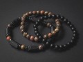 Bransoletki męskie z turmalinem i jaspisem Blackif