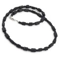 Męskie koraliki na szyję z turmalinem i onyksem