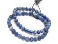 Bransoletka męska z kamieni lapis lazuli niebieska