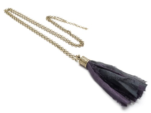 Długi naszyjnik damski do sukienki