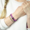 Modna biżuteria damska z ametystem na dzień kobiet mamy