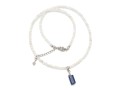 Naszyjnik damski choker drobny kamień księżycowy lapis lazuli